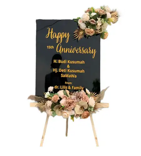 Papan Bunga Akrilik Timuran